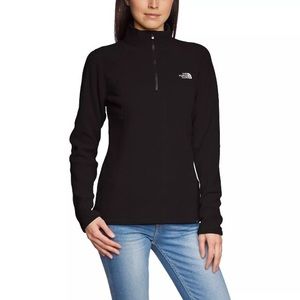 North Face Light 1/4 Black Light Fleece